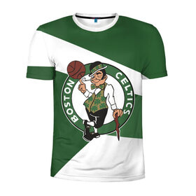 Мужская футболка 3D спортивная с принтом Бостон Селтикс в Екатеринбурге, 100% полиэстер с улучшенными характеристиками | приталенный силуэт, круглая горловина, широкие плечи, сужается к линии бедра | boston | boston celtics | celtics | nba | баскетбол | бостон | бостон селтикс | нба | селтикс