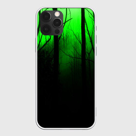 Чехол для iPhone 12 Pro Max с принтом G-loomy в Екатеринбурге, Силикон |  | fog | forest | gloomy | green fog | night | radiation | trees | деревья | зеленый туман | лес | мрачный | ночь | радиация | туман
