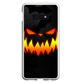 Чехол для Samsung S10E с принтом Pumpkin smile and bats в Екатеринбурге, Силикон | Область печати: задняя сторона чехла, без боковых панелей | 2020 | bat | bats | face | halloween | mask | nightmare | pumpkin | scary | smile | smiling | летучая | лицо | маска | мыши | мышь | привидение | страшная | тыква | улыбка | хэлоуин