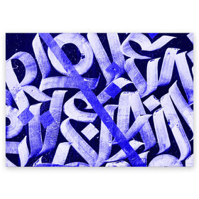 Поздравительная открытка с принтом Graffiti в Екатеринбурге, 100% бумага | плотность бумаги 280 г/м2, матовая, на обратной стороне линовка и место для марки
 | abstraction | art | graffiti | labels | letters | multi colored | paint | surface | texture | абстракция | арт | буквы | граффити | краска | надписи | поверхность | разноцветный | текстура
