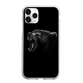 Чехол для iPhone 11 Pro Max матовый с принтом Медведь в Екатеринбурге, Силикон |  | голова медведя | животные | звери | медведи | медведь | хищники