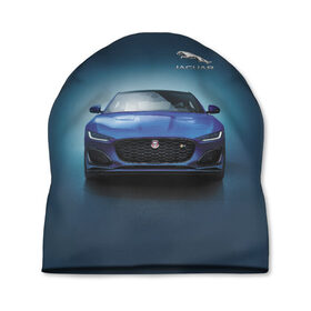 Шапка 3D с принтом Jaguar в Екатеринбурге, 100% полиэстер | универсальный размер, печать по всей поверхности изделия | Тематика изображения на принте: car | jaguar | power | predator | автомобиль | мощь | хищник | ягуар