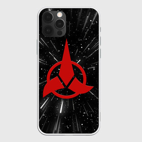 Чехол для iPhone 12 Pro с принтом Klingons Logo (Z) в Екатеринбурге, силикон | область печати: задняя сторона чехла, без боковых панелей | klingon | klingons | klinzhai | star trek | startrek | азетбур | варак | гаурон | горкон | звездный путь | инопланетная цивилизация | кейлесс незабываемый | клингон | клинжай | кронос | марток | молор | рекло | сомпек