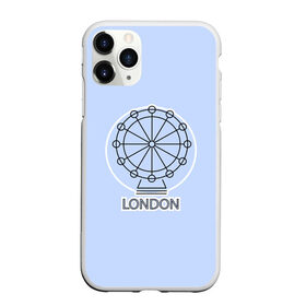 Чехол для iPhone 11 Pro Max матовый с принтом Лондон London Eye в Екатеринбурге, Силикон |  | blue circle | england | english | europe | eye | gb | icon | london | travel | uk | vacation | англия | аттракцион | великобритания | европа | иконка | колесо обозрения | лондон | лондонский глаз | надпись | отпуск | поездка | путешествие |