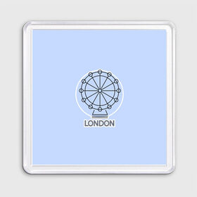 Магнит 55*55 с принтом Лондон London Eye в Екатеринбурге, Пластик | Размер: 65*65 мм; Размер печати: 55*55 мм | blue circle | england | english | europe | eye | gb | icon | london | travel | uk | vacation | англия | аттракцион | великобритания | европа | иконка | колесо обозрения | лондон | лондонский глаз | надпись | отпуск | поездка | путешествие |