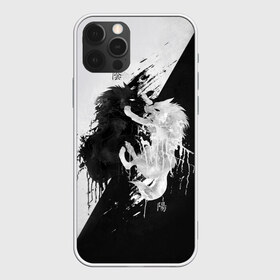 Чехол для iPhone 12 Pro Max с принтом Инь Янь в Екатеринбурге, Силикон |  | art | black and white | chinese characters | good and evil | wolves | yin yang | арт | волки | добро и зло | инь янь | китайские иероглифы | черное и белое