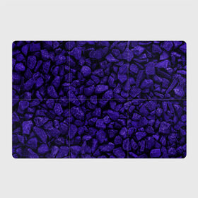 Магнитный плакат 3Х2 с принтом Purple-$tone$ в Екатеринбурге, Полимерный материал с магнитным слоем | 6 деталей размером 9*9 см | Тематика изображения на принте: abstraction | forms | gravel | pebbles | purple | stones | texture | абстракция | галька | гравий | камни | текстура | фиолетовый | формы