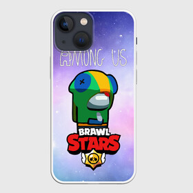 Чехол для iPhone 13 mini с принтом Among us and Brawl Stars в Екатеринбурге,  |  | Тематика изображения на принте: among | among us | among us and brawl stars | among us brawl | among us brawl stars | among us brawl stars леон | among us leon | among us leon brawl stars | among us леон | brawl | brawl stars | brawl stars leon | амонг ас бравл старс | амонг 