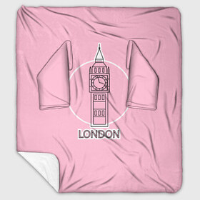 Плед с рукавами с принтом Биг Бен Лондон London в Екатеринбурге, 100% полиэстер | Закругленные углы, все края обработаны. Ткань не мнется и не растягивается. Размер 170*145 | Тематика изображения на принте: big ben | clock | england | europe | london | pink | travel | англия | башня | башня елизаветы | биг бен | великобритания | европа | иконка | круг | лондон | надпись | путешествия | розовый | символ | часы