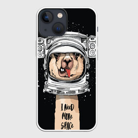 Чехол для iPhone 13 mini с принтом Космическая Лама в Екатеринбурге,  |  | gagarin | гагарин | день космонавтики | жираф | звездная пыль | звезды | земля | космонавт | космос | лама | луна | скафандр | шея | юрий