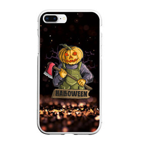 Чехол для iPhone 7Plus/8 Plus матовый с принтом Halloween в Екатеринбурге, Силикон | Область печати: задняя сторона чехла, без боковых панелей | 