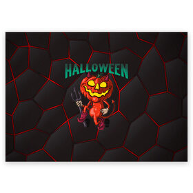 Поздравительная открытка с принтом Halloween в Екатеринбурге, 100% бумага | плотность бумаги 280 г/м2, матовая, на обратной стороне линовка и место для марки
 | blood | diablo | haloween | horror | дьявол | зомби | кости | кровь | мозги | мясо | страшилка | ужасы | хеллоуин | хелоуин
