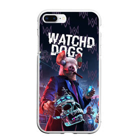 Чехол для iPhone 7Plus/8 Plus матовый с принтом Watch Dogs: Legion в Екатеринбурге, Силикон | Область печати: задняя сторона чехла, без боковых панелей | 