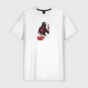 Мужская футболка хлопок Slim с принтом Watch Dogs:Legion в Екатеринбурге, 92% хлопок, 8% лайкра | приталенный силуэт, круглый вырез ворота, длина до линии бедра, короткий рукав | 
