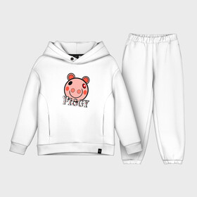 Детский костюм хлопок Oversize с принтом ROBLOX PIGGY в Екатеринбурге,  |  | piggy | roblox | roblox games | roblox piggy | игра роблокс | пигги. | роблокс | роблокс пигги | робукс