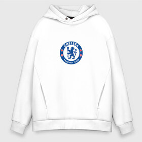 Мужское худи Oversize хлопок с принтом Chelsea FC в Екатеринбурге, френч-терри — 70% хлопок, 30% полиэстер. Мягкий теплый начес внутри —100% хлопок | боковые карманы, эластичные манжеты и нижняя кромка, капюшон на магнитной кнопке | Тематика изображения на принте: blue | chelsea | club | english | fc | football | london | retirees | soccer | английский | клуб | лондон | пенсионеры | синие | фк | футбол | футбольный | челси