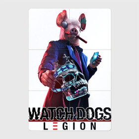 Магнитный плакат 2Х3 с принтом Watch Dogs Legion в Екатеринбурге, Полимерный материал с магнитным слоем | 6 деталей размером 9*9 см | action | action adventure | game watch dogs | legion | skull | watch dogs | watch dogs legion | ватч догз легион | ватч догс | заставка watch dogs | игра watch dogs | легион | лого | логотип | логотип watch dogs | лондон | маска свиньи | на