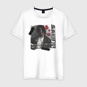 Мужская футболка хлопок с принтом SALUKI в Екатеринбурге, 100% хлопок | прямой крой, круглый вырез горловины, длина до линии бедер, слегка спущенное плечо. | rap | saluki | saluki rap | рэп | рэпер | салюки