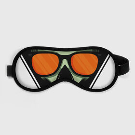 Маска для сна 3D с принтом Череп в кепке и очках в Екатеринбурге, внешний слой — 100% полиэфир, внутренний слой — 100% хлопок, между ними — поролон |  | Тематика изображения на принте: кепка | очки | треугольник | череп