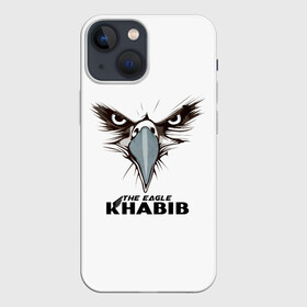 Чехол для iPhone 13 mini с принтом Орел в Екатеринбурге,  |  | khabib | the eagle | боец | бои | борец | борьба | дагестан | мма | нурмагомедов | орел | птица | хабиб | чемпион