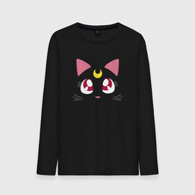 Мужской лонгслив хлопок с принтом Luna Cat. Sailor Moon в Екатеринбурге, 100% хлопок |  | anime | cute | аниме | взгляд | волшебство | глаза | киса | киска | кот | котенок | котэ | котя | кошка | лапочка | луна | магия | месяц | милый | мимими | мордочка | сейлор мун | хороший | япония