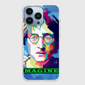 Чехол для iPhone 13 Pro с принтом Джон Леннон Imagine в Екатеринбурге,  |  | beatles | imagine | john | lennon | the beatles | битлз | битлы | группа | джон | купить | леннон | леннона | очки | рок н ролл | с группы | хиппи