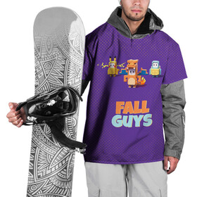 Накидка на куртку 3D с принтом Fall Guys в Екатеринбурге, 100% полиэстер |  | Тематика изображения на принте: battle royale | fall | fall guys | game | games | guys | winner | батл роял | игра | игры | победитель | фалл гайс