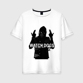 Женская футболка хлопок Oversize с принтом Watch dogs 2 (Z) в Екатеринбурге, 100% хлопок | свободный крой, круглый ворот, спущенный рукав, длина до линии бедер
 | black viceroys | ubisoft montreal | watch dogs | watchdogs | watch_dogs | взлом | делфорд уэйд | дефолт | джей би | джей би маркович | дэмиен брэнкс | клара лилл | куинн | лаки | лис | мститель | пирс | рэймонд кинни | сторожевые п