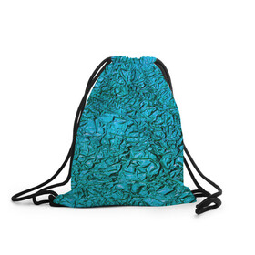 Рюкзак-мешок 3D с принтом METALL в Екатеринбурге, 100% полиэстер | плотность ткани — 200 г/м2, размер — 35 х 45 см; лямки — толстые шнурки, застежка на шнуровке, без карманов и подкладки | металл | прикольное | рубиновый цвет | сапфировый цвет | текстура | фольга