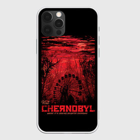 Чехол для iPhone 12 Pro Max с принтом Чернобыль в Екатеринбурге, Силикон |  | Тематика изображения на принте: chernobyl | chernobyl nuclear power plant | exclusion zone | pripyat | radiation | stalker | зона отчуждения | припять | радиация | сталкер | чаэс | чернобыль