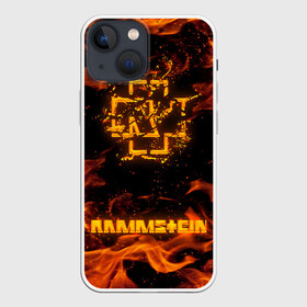 Чехол для iPhone 13 mini с принтом RAMMSTEIN в Екатеринбурге,  |  | amerika | art | germany | logo | rammstein | rock | till lindemann | арт | германия | группа | логотип | музыка | немецкая группа | немцы | огонь | песня | раммштайн | рамштайн | рок