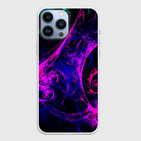 Чехол для iPhone 13 Pro Max с принтом GambaTR в Екатеринбурге,  |  | abstraction | colorful | dark | fractal | glow | patterns | shapes | tangled | texture | абстракция | запутанный | разноцветный | свечение | текстура | темный | узоры | формы | фрактал