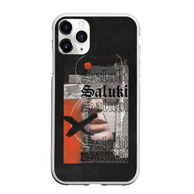 Чехол для iPhone 11 Pro матовый с принтом SALUKI в Екатеринбурге, Силикон |  | rap | saluki | saluki rap | рэп | рэпер | салюки