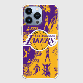 Чехол для iPhone 13 Pro с принтом КОБИ БРАЙАНТ в Екатеринбурге,  |  | 24 lakers | kobe bryant | lakers | los angeles lakers | баскетбол. | коби брайант | лос анджелес лейкерс | лосанджелес лейкерс