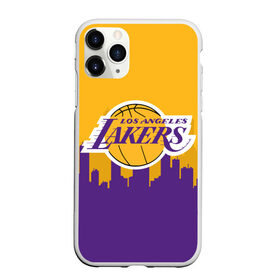 Чехол для iPhone 11 Pro матовый с принтом LOS ANGELES LAKERS в Екатеринбурге, Силикон |  | 24 lakers | kobe bryant | lakers | los angeles lakers | баскетбол. | коби брайант | лос анджелес лейкерс | лосанджелес лейкерс