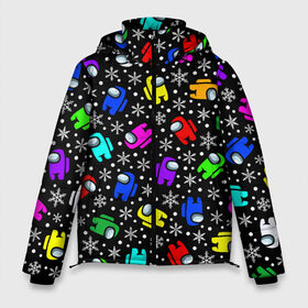 Мужская зимняя куртка 3D с принтом Snowfall impostors в Екатеринбурге, верх — 100% полиэстер; подкладка — 100% полиэстер; утеплитель — 100% полиэстер | длина ниже бедра, свободный силуэт Оверсайз. Есть воротник-стойка, отстегивающийся капюшон и ветрозащитная планка. 

Боковые карманы с листочкой на кнопках и внутренний карман на молнии. | among us | ice | impostor | merry | snow | winter | амонг ас | девочкам | детям | зима | инопланетяне | космические | космонавты | мальчикам | новогодние | новый год | персонажи | предатель | рождество | самозванец | снег