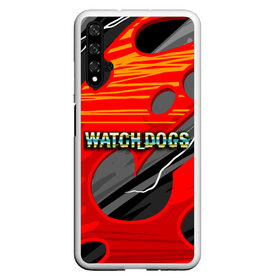 Чехол для Honor 20 с принтом Watch Dogs Recing в Екатеринбурге, Силикон | Область печати: задняя сторона чехла, без боковых панелей | dogs | legion | logo | text | watch | взлом | игра | легион | лого | символ | текст | хак | хакер | хакеры