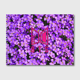 Альбом для рисования с принтом BTS в Екатеринбурге, 100% бумага
 | матовая бумага, плотность 200 мг. | army | blackpink | bts | exo | idol | k pop | mv | tvxq | twice | айдол | бойбенд | бтс | весна | градиент | группа | к поп | кпоп | логотип | сирень | цветы