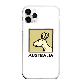 Чехол для iPhone 11 Pro матовый с принтом Australia в Екатеринбурге, Силикон |  | Тематика изображения на принте: australia | австралия | животные | кенгуру | страны
