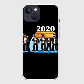 Чехол для iPhone 13 с принтом 2020 не спасти... в Екатеринбурге,  |  | 2020 год мем | dancing coffin | tony igy astronomia tony igy | мем про 2020 год | мультяшные персонажи | популярный мем | смешной арт | черные гробовщики