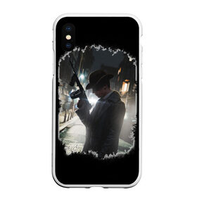 Чехол для iPhone XS Max матовый с принтом MAFIA в Екатеринбурге, Силикон | Область печати: задняя сторона чехла, без боковых панелей | гангстер | игра мафия | мафия | мафия 2 | ретро гангстер | человек в строгом костюме | человек с оружием