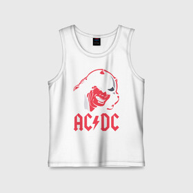 Детская майка хлопок с принтом AC DC в Екатеринбурге,  |  | ac dc | australian | hard rock | music | rock | rock band | rocknroll | sydney | австралийская | музыка | рок | рок группа | рок н ролл | сидней | хард рок