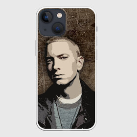 Чехол для iPhone 13 mini с принтом EMINM в Екатеринбурге,  |  | eminem | eminm | marshall bruce mathers iii | slim shady | маршалл брюс мэтерс iii | рэпер | слим шейди | эминем