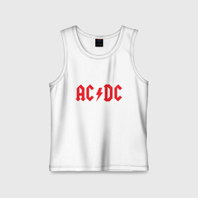 Детская майка хлопок с принтом AC DC в Екатеринбурге,  |  | ac dc | australian | hard rock | music | rock | rock band | rocknroll | sydney | австралийская | музыка | рок | рок группа | рок н ролл | сидней | хард рок