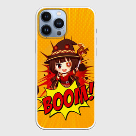 Чехол для iPhone 13 Pro Max с принтом Мегумин BOOM в Екатеринбурге,  |  | konosuba | megumin | взрыв | да будет благословенен этот прекрасный мир | коносуба | маг | мегумин