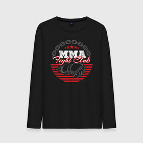 Мужской лонгслив хлопок с принтом MMA в Екатеринбурге, 100% хлопок |  | arts | fights | martial | mixed | mma | no rules | sports | wrestling | без правил | боевые | бои | борьба | единоборства | искусства | смешанные | спорт