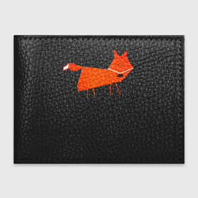 Обложка для студенческого билета с принтом Рыжая лисичка в Екатеринбурге, натуральная кожа | Размер: 11*8 см; Печать на всей внешней стороне | лиса | лисичка | рыжая | рыжая лисичка