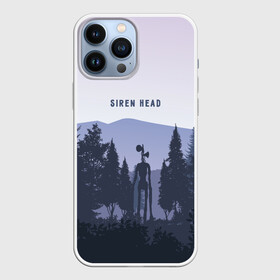 Чехол для iPhone 13 Pro Max с принтом Siren Head в Екатеринбурге,  |  | siren head | игра | лес | монстр | персонаж | сирена | сиреноголовый | чудовище