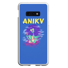 Чехол для Samsung S10E с принтом ANIKV в Екатеринбурге, Силикон | Область печати: задняя сторона чехла, без боковых панелей | Тематика изображения на принте: anika | anikv | аника | анна пурцен | было или нет | песни