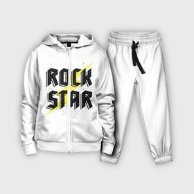 Детский костюм 3D с принтом Rock star в Екатеринбурге,  |  | rock star | музыка | надписи | рок звезда